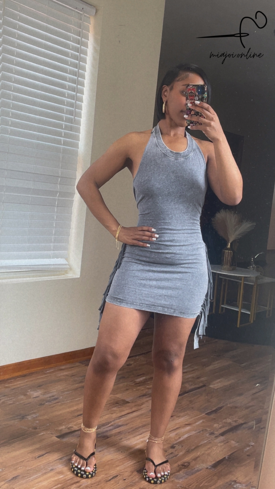 Vintage Halter T-shirt Dress